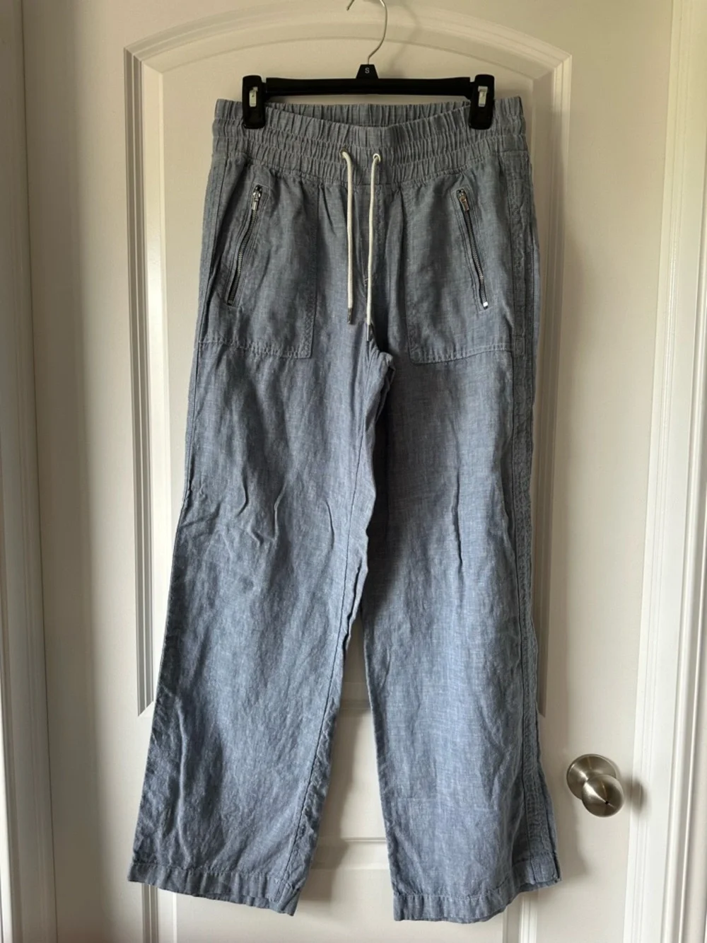 Athleta Cabo Wide Leg Linen Pants - Picture 2 of 5